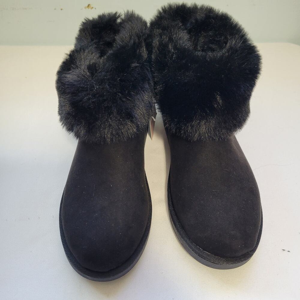 Juicy Couture Keera Black With Faux Fur Lining With Cuff Size 8 NWT 61326-2935 - Picture 7 of 7